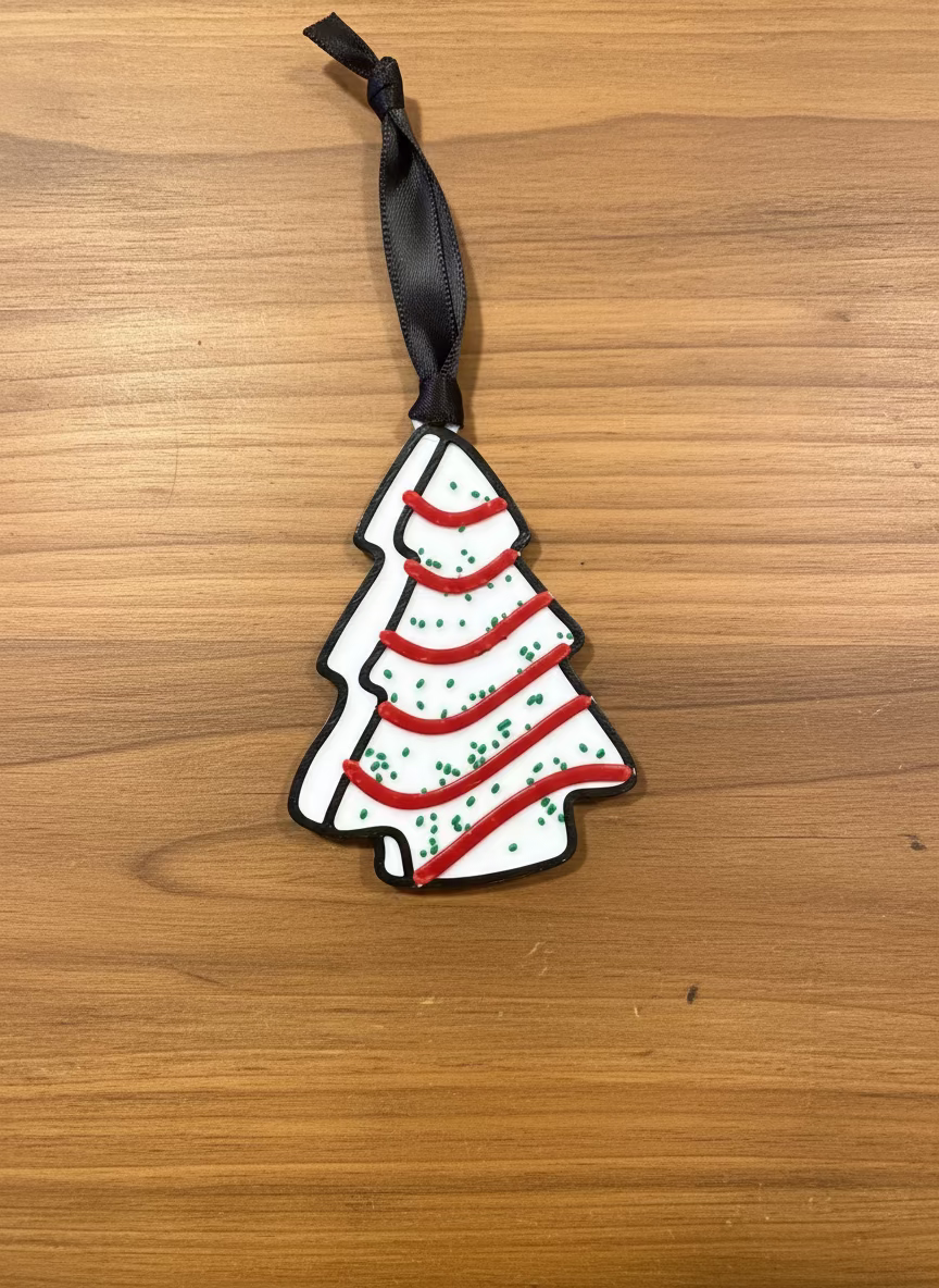 Christmas Tree Cake Ornament