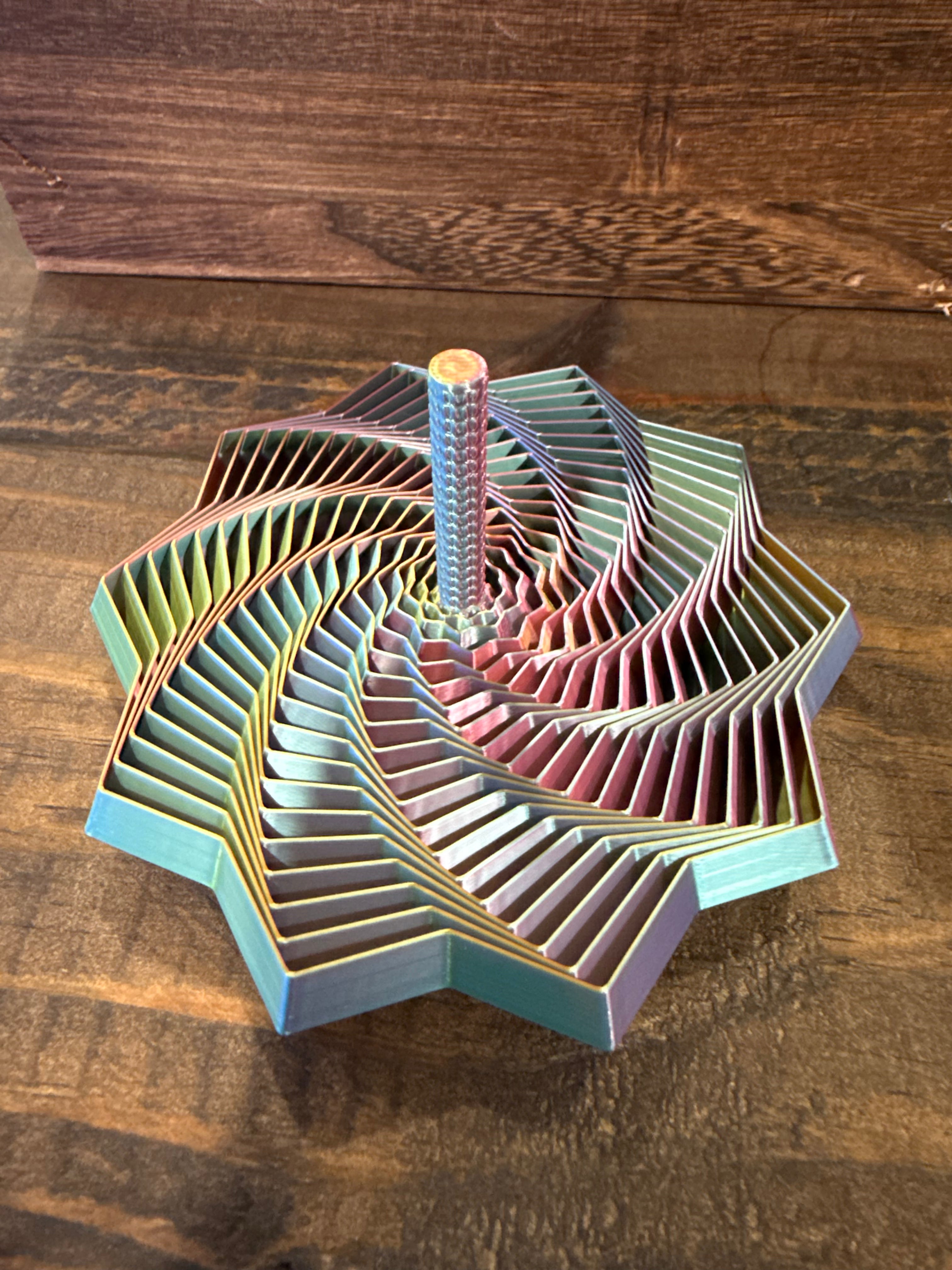 Small Point Star w/handle Fidget